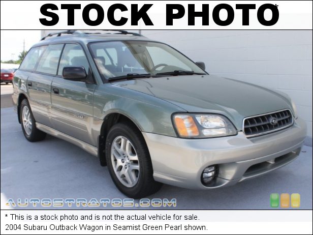 Stock photo for this 2004 Subaru Outback Wagon 2.5 Liter SOHC 16-Valve Flat 4 Cylinder 4 Speed Automatic