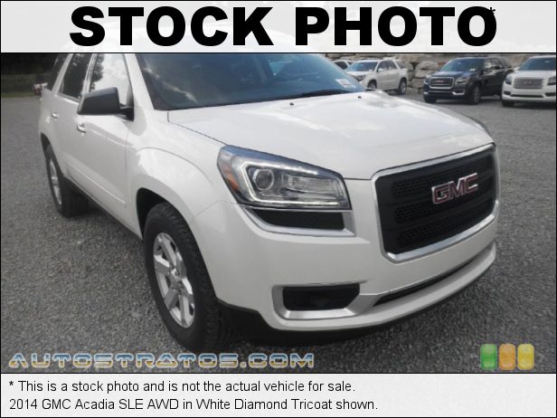 Stock photo for this 2014 GMC Acadia SLE AWD 3.6 Liter DI DOHC 24-Valve VVT V6 6 Speed Automatic