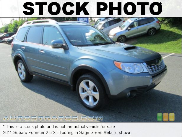 Stock photo for this 2011 Subaru Forester 2.5 XT Touring 2.5 Liter Turbocharged DOHC 16-Valve VVT Flat 4 Cylinder 4 Speed Automatic