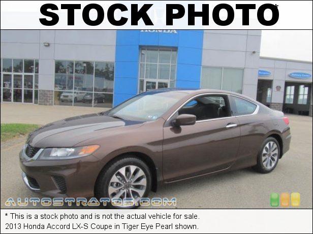 Stock photo for this 2013 Honda Accord LX-S Coupe 2.4 Liter Earth Dreams DI DOHC 16-Valve i-VTEC 4 Cylinder CVT Automatic