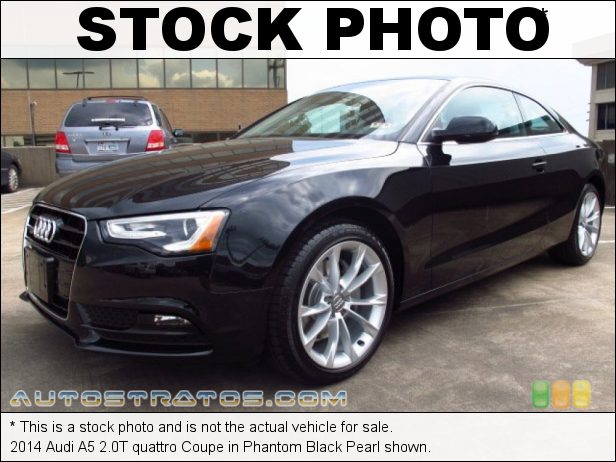 Stock photo for this 2014 Audi A5 2.0T quattro Coupe 2.0 Liter Turbocharged FSI DOHC 16-Valve VVT 4 Cylinder 8 Speed Tiptronic Automatic