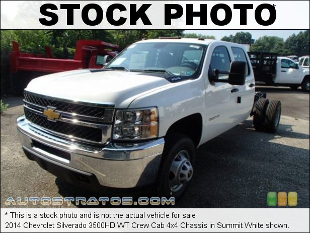 Stock photo for this 2012 Chevrolet Silverado 3500HD WT Crew Cab 4x4 Chassis 6.0 Liter OHV 16-Valve Vortec V8 6 Speed Automatic