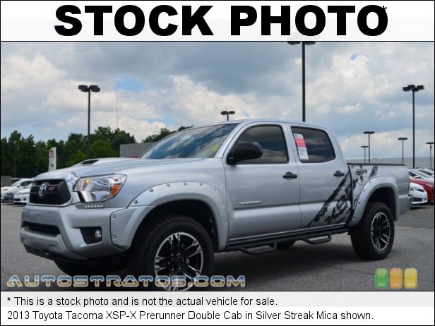 Stock photo for this 2013 Toyota Tacoma Prerunner Double Cab 4.0 Liter DOHC 24-Valve VVT-i V6 5 Speed ECT-i Automatic