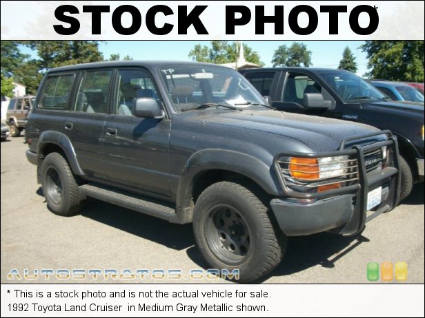 Stock photo for this 1992 Toyota Land Cruiser  4.0 Liter OHV 12-Valve Inline 6 Cylinder 4 Speed Automatic