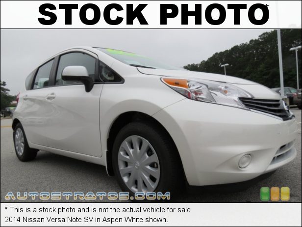 Stock photo for this 2014 Nissan Versa Note SV 1.6 Liter DOHC CVTCS 16-Valve 4 Cylinder Xtronic CVT Automatic