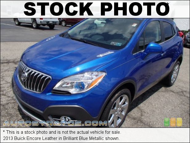 Stock photo for this 2013 Buick Encore Leather 1.4 Liter ECOTEC Turbocharged DOHC 16-Valve VVT 4 Cylinder 6 Speed Automatic