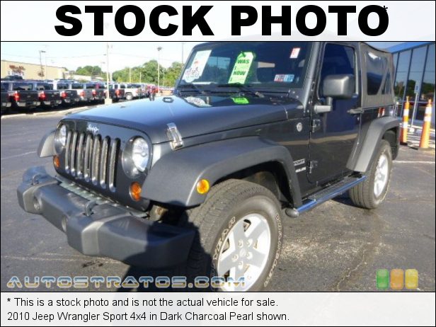 Stock photo for this 2010 Jeep Wrangler Sport 4x4 3.8 Liter OHV 12-Valve V6 6 Speed Manual