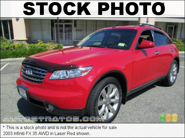 Stock photo for this 2003 Infiniti FX 35 AWD 3.5 Liter DOHC 24-Valve V6 5 Speed Automatic