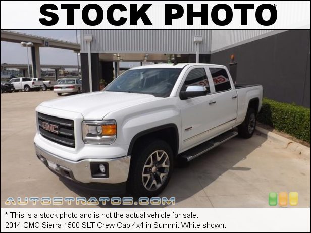 Stock photo for this 2014 GMC Sierra 1500 SLT Crew Cab 4x4 5.3 Liter DI OHV 16-Valve VVT EcoTec3 V8 6 Speed Automatic