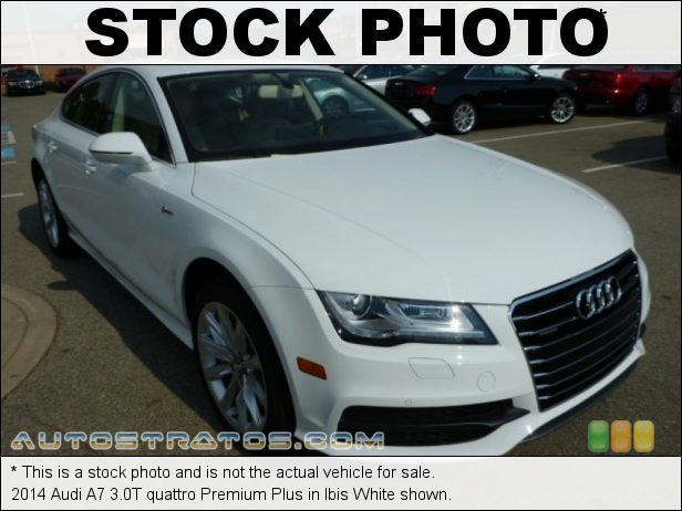 Stock photo for this 2014 Audi A7 3.0T quattro 3.0 Liter Supercharged FSI DOHC 24-Valve VVT V6 8 Speed Tiptronic Automatic