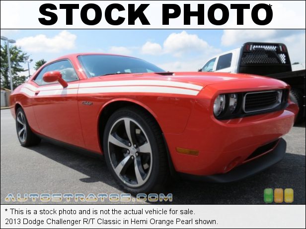 Stock photo for this 2013 Dodge Challenger R/T Classic 5.7 Liter HEMI OHV 16-Valve VVT V8 5 Speed AutoStick Automatic