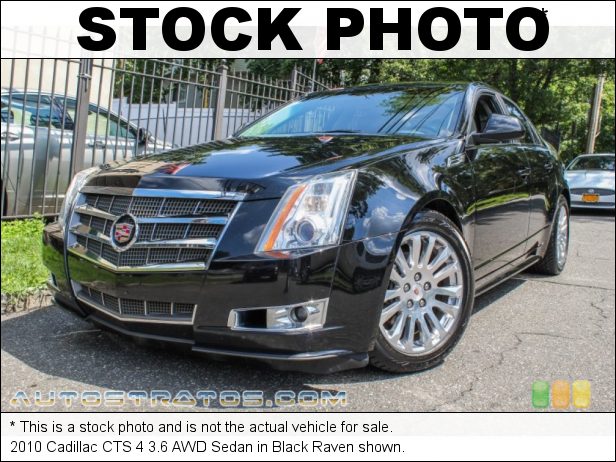 Stock photo for this 2010 Cadillac CTS 4 3.6 AWD Sedan 3.6 Liter DI DOHC 24-Valve VVT V6 6 Speed Automatic