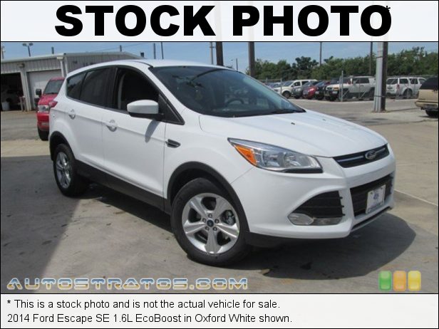 Stock photo for this 2014 Ford Escape SE 1.6L EcoBoost 1.6 Liter GTDI Turbocharged DOHC 16-Valve Ti-VCT EcoBoost 4 Cyli 6 Speed SelectShift Automatic