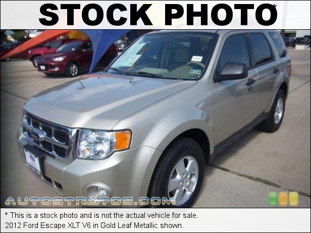 Stock photo for this 2012 Ford Escape XLT V6 3.0 Liter DOHC 24-Valve Duratec Flex-Fuel V6 6 Speed Automatic