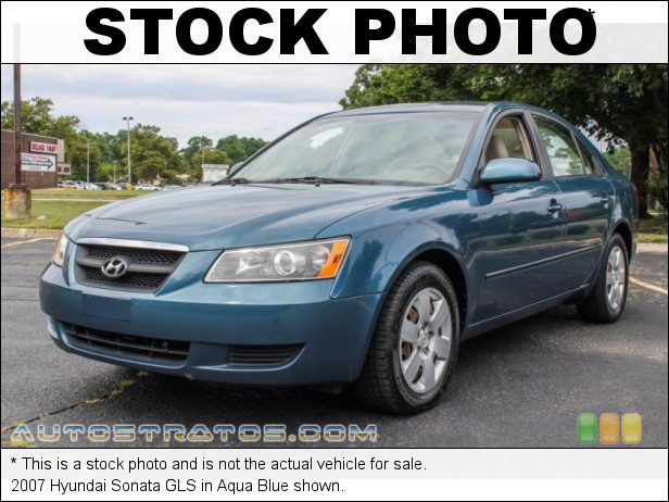 Stock photo for this 2007 Hyundai Sonata GLS 2.4 Liter DOHC 16V VVT 4 Cylinder 4 Speed Shiftronic Automatic