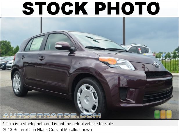 Stock photo for this 2013 Scion xD  1.8 Liter DOHC 16-Valve Dual VVT-i 4 Cylinder 4 Speed Automatic