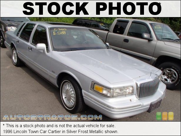 Stock photo for this 1996 Lincoln Town Car Cartier 4.6 Liter SOHC 16-Valve V8 4 Speed Automatic