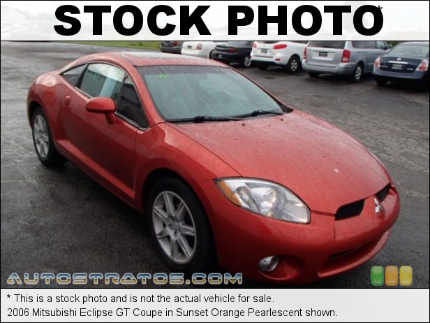 Stock photo for this 2006 Mitsubishi Eclipse GT Coupe 3.8 Liter SOHC 24 Valve MIVEC V6 6 Speed Manual