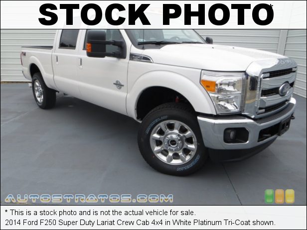 Stock photo for this 2014 Ford F250 Super Duty Lariat Crew Cab 4x4 6.7 Liter OHV 32-Valve B20 Power Stroke Turbo-Diesel V8 TorqShift 6 Speed SelectShift Automatic