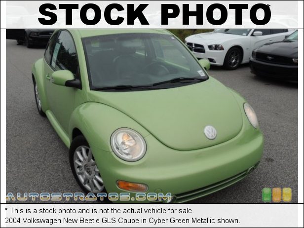 Stock photo for this 2004 Volkswagen New Beetle GLS Coupe 2.0 Liter SOHC 8-Valve 4 Cylinder 4 Speed Automatic