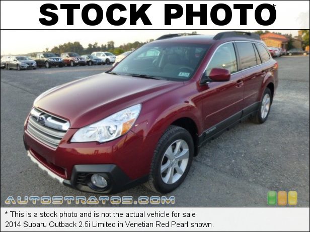 Stock photo for this 2014 Subaru Outback 2.5i Limited 2.5 Liter DOHC 16-Valve VVT Flat 4 Cylinder Lineartronic CVT Automatic