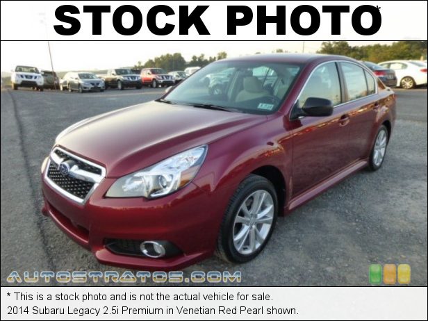 Stock photo for this 2014 Subaru Legacy 2.5i 2.5 Liter DOHC 16-Valve VVT Flat 4 Cylinder Lineartronic CVT Automatic