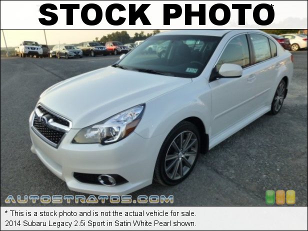 Stock photo for this 2014 Subaru Legacy 2.5i Sport 2.5 Liter DOHC 16-Valve VVT Flat 4 Cylinder Lineartronic CVT Automatic