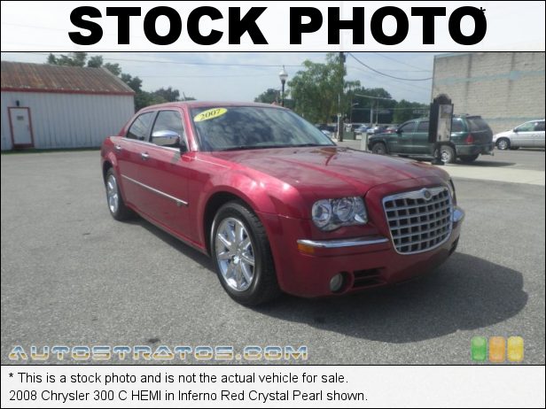 Stock photo for this 2008 Chrysler 300 C HEMI 5.7 Liter HEMI OHV 16-Valve VVT MDS V8 5 Speed Automatic