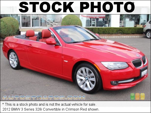 Stock photo for this 2012 BMW 3 Series 328i Convertible 3.0 Liter DOHC 24-Valve VVT Inline 6 Cylinder 6 Speed Steptronic Automatic