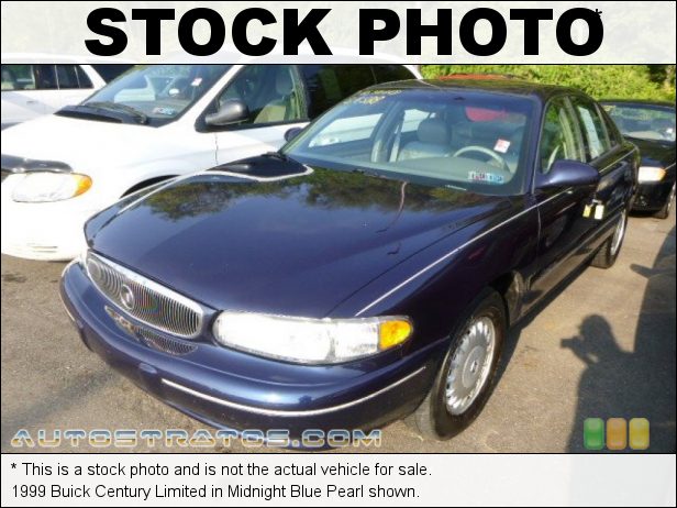 Stock photo for this 1999 Buick Century Limited 3.1 Liter OHV 12-Valve V6 4 Speed Automatic