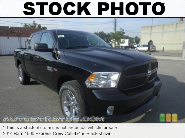Stock photo for this 2014 Ram 1500 Crew Cab 4x4 5.7 Liter HEMI OHV 16-Valve VVT MDS V8 6 Speed Automatic
