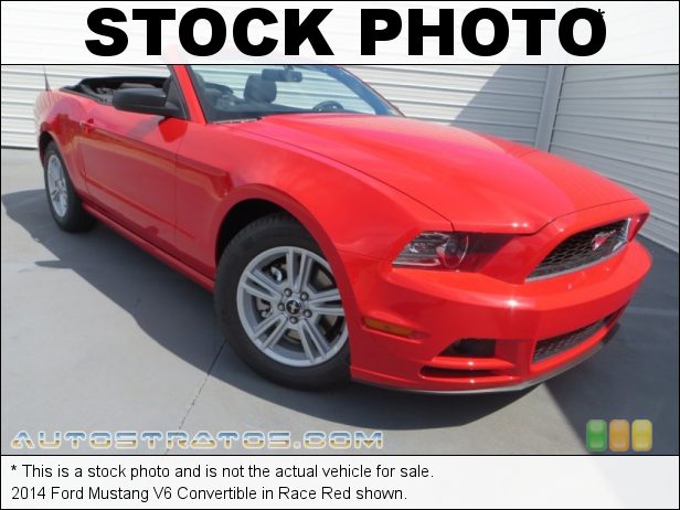 Stock photo for this 2014 Ford Mustang V6 Convertible 3.7 Liter DOHC 24-Valve Ti-VCT V6 6 Speed Manual