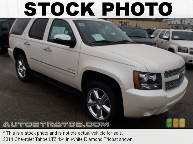 Stock photo for this 2014 Chevrolet Tahoe LTZ 4x4 5.3 Liter Flex-Fuel OHV 16-Valve VVT V8 6 Speed Automatic