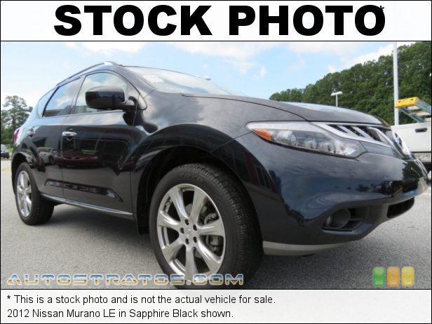 Stock photo for this 2012 Nissan Murano LE 3.5 Liter DOHC 24-Valve CVTCS V6 Xtronic CVT Automatic