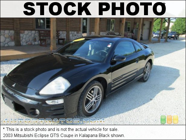 Stock photo for this 2003 Mitsubishi Eclipse GTS Coupe 3.0 Liter SOHC 24-Valve V6 4 Speed Automatic