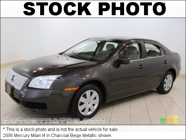 Stock photo for this 2006 Mercury Milan I4 2.3 Liter DOHC 16V VVT 4 Cylinder 5 Speed Automatic