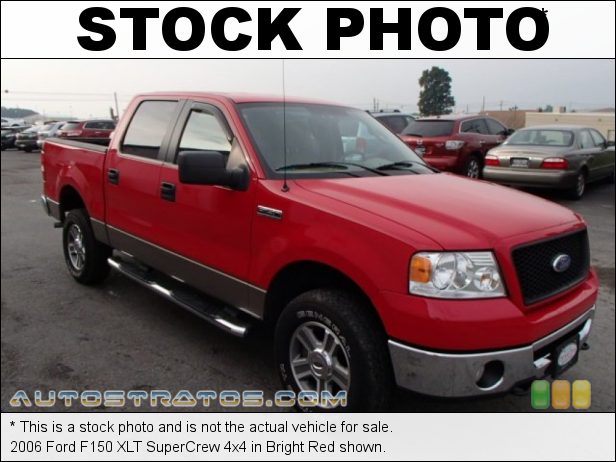 Stock photo for this 2006 Ford F150 XLT SuperCrew 4x4 5.4 Liter SOHC 24-Valve Triton V8 4 Speed Automatic