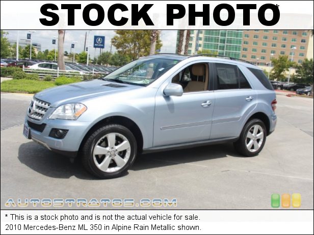 Stock photo for this 2010 Mercedes-Benz ML 350 3.5 Liter DOHC 24-Valve VVT V6 7 Speed Touch Shift Automatic