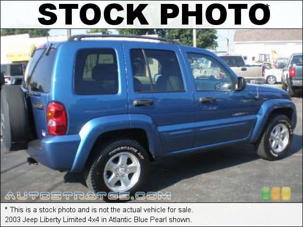 Stock photo for this 2003 Jeep Liberty Limited 4x4 3.7 Liter SOHC 12-Valve Powertech V6 4 Speed Automatic