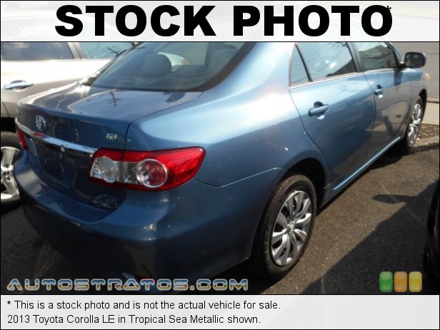 Stock photo for this 2013 Toyota Corolla LE 1.8 Liter DOHC 16-Valve Dual VVT-i 4 Cylinder 4 Speed ECT-i Automatic