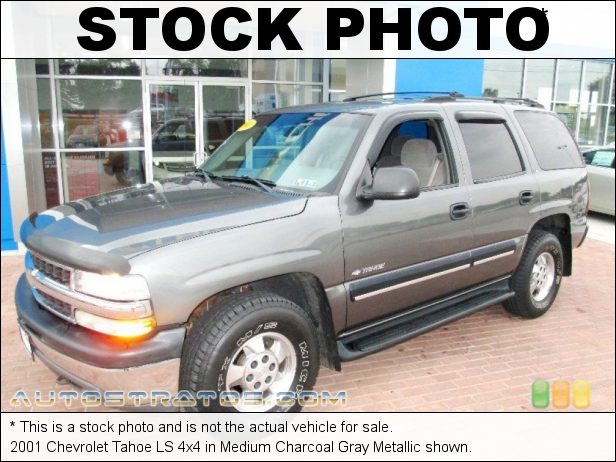 Stock photo for this 2001 Chevrolet Tahoe 4x4 5.3 Liter OHV 16-Valve Vortec V8 4 Speed Automatic