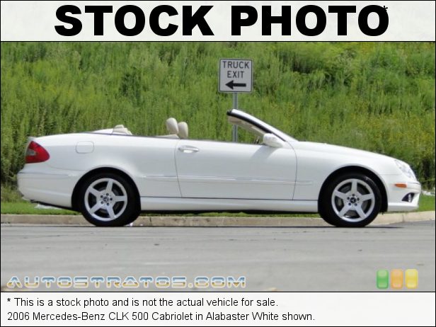 Stock photo for this 2006 Mercedes-Benz CLK 500 Cabriolet 5.0 Liter SOHC 24-Valve V8 7 Speed Automatic