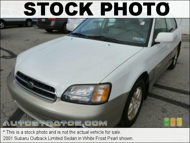 Stock photo for this 2002 Subaru Outback Limited Sedan 2.5 Liter SOHC 16-Valve Flat 4 Cylinder 4 Speed Automatic