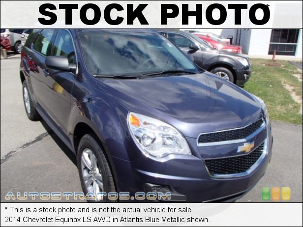 Stock photo for this 2014 Chevrolet Equinox LS AWD 2.4 Liter SIDI DOHC 16-Valve VVT 4 Cylinder 6 Speed Automatic