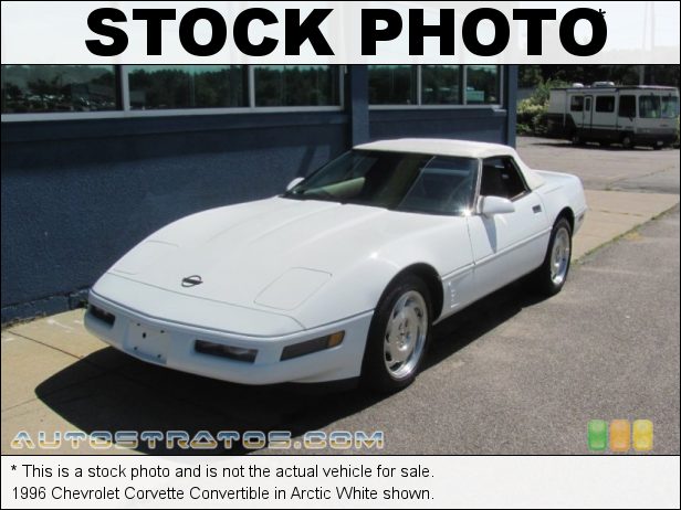 Stock photo for this 1996 Chevrolet Corvette Convertible 5.7 Liter OHV 16-Valve LT1 V8 4 Speed Automatic