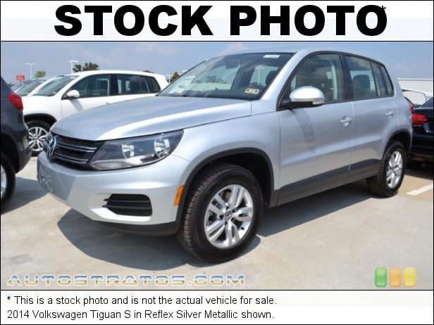 Stock photo for this 2014 Volkswagen Tiguan S 2.0 Liter TSI Turbocharged DOHC 24-Valve VVT 4 Cylinder 6 Speed Tiptronic Automatic