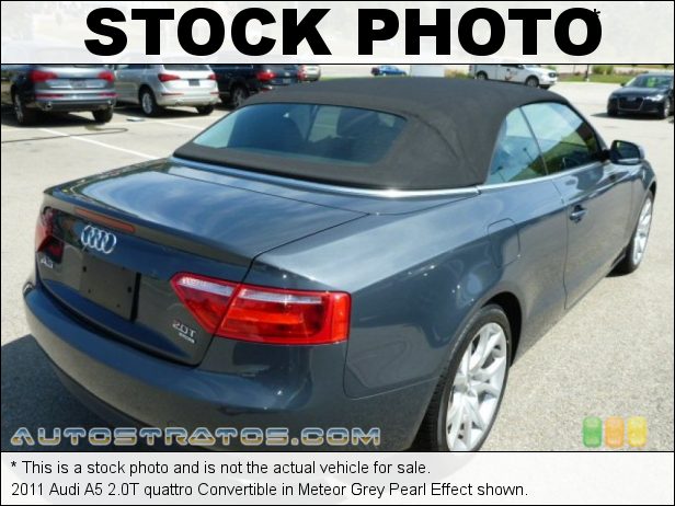 Stock photo for this 2015 Audi A5 Premium quattro Convertible 2.0 Liter Turbocharged TFSI DOHC 16-Valve VVT 4 Cylinder 8 Speed Tiptronic Automatic