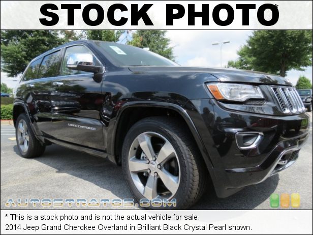 Stock photo for this 2014 Jeep Grand Cherokee Overland 3.6 Liter DOHC 24-Valve VVT Pentastar V6 8 Speed Automatic