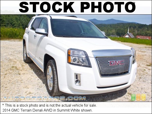 Stock photo for this 2014 GMC Terrain Denali AWD 2.4 Liter SIDI DOHC 16-Valve VVT 4 Cylinder 6 Speed Automatic