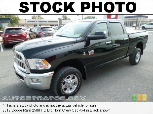 Stock photo for this 2012 Dodge Ram 2500 HD Crew Cab 4x4 6.7 Liter OHV 24-Valve Cummins VGT Turbo-Diesel Inline 6 Cylinde 6 Speed Automatic